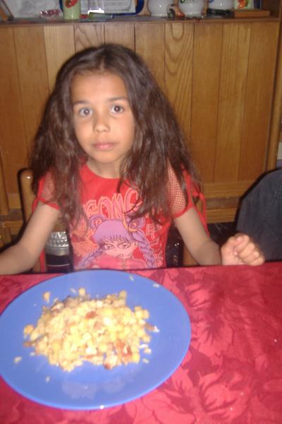 on mage à table  