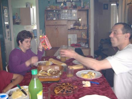 pendant que le barbek cuit 